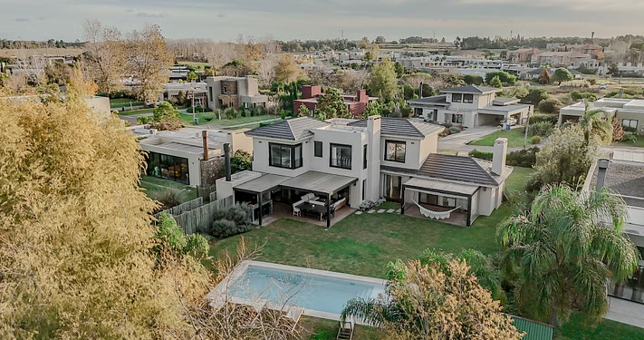 Vista aérea con drone